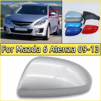 Для Mazda 6 Atenza GH 2009 2010 2011 2012 2013, крышка зеркала заднего вида на дверь автомобиля, карбоновый корпус, окрашенный