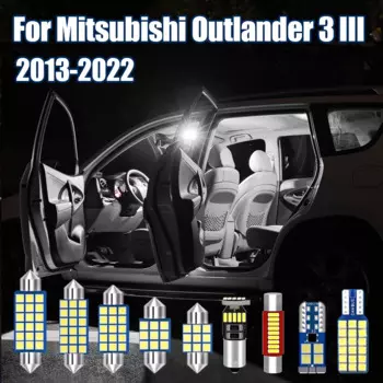 Для Mitsubishi Outlander 3 2013 2014 2015 2016 2017 2018 2019 2020 2021 2022 phev 4 шт. Автомобильные светодиодные внутренние лампы аксессуары