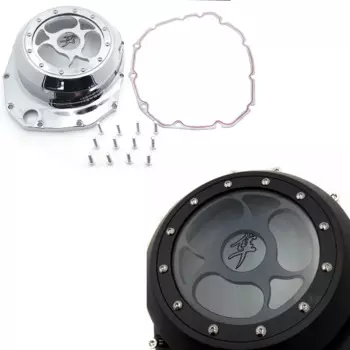 Для мотоцикла Suzuki GSX1300R Hayabusa B-king 1999-2022 ХРОМ прозрачная крышка сцепления двигателя