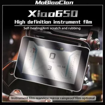 For QJMOTOR XIAO 650 Xiao650 Instrument film display screen color changing film decorative sticker modification accessories