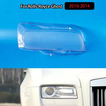 Чехол для передней фары Rolls-Royce Ghost 2010-2014, Прозрачный поликарбонатный абажур, чехол для передней фары из оргстекла