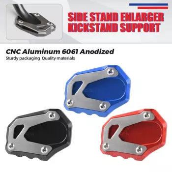 Для Suzuki GSXS 1000 GSX-S 1000 1000F 1000S gsx-s1000 GSX-S950 2015- 2021 2022 2023 ножная боковая подставка удлинительная пластина