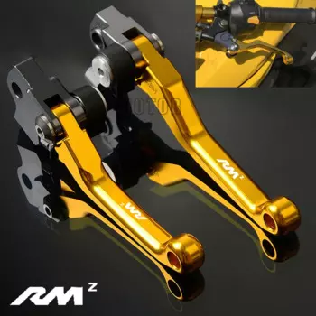 Для Suzuki RMZ250 2004-2018 RMZ450 2005-2018 RMZ 250 450 Мотоцикл с ЧПУ Байк Байк Мотокросс Поворотные тормозные рычаги сцепления
