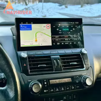 Автомагнитола для Toyota Land Cruiser Prado 150 LC150 2014-2017, 128 ГБ, Android, мультимедийный видеоплеер, GPS, стерео, сенсорный экран 12,3 дюйма