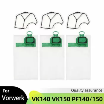 Пылесборник для Vorwerk Kobold VK140 VK150 вертикальный PF 140/150, сменный комплект, запасные аксессуары для пылесоса