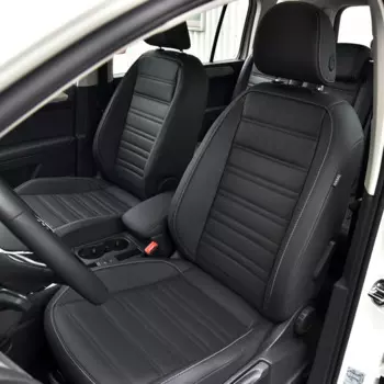 Для VW Volkswagen Touran 2016 2017 2018 2019 2020 7-местные чехлы на автомобильные сиденья из искусственной кожи на заказ, комплект внутренних защитных аксессуаров
