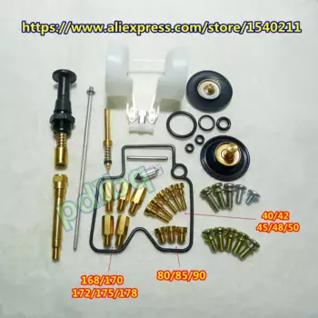 Набор для Ремонта Карбюратора мотоцикла Yamaha WR400 1998 ~ 2000 года, настройка диафрагмы и поплавка