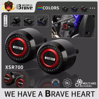 Слайдеры рамы мотоцикла для Yamaha XSR 700 XSR700 2015-2022, противоударный коврик, защита от падения, защита двигателя, защитные слайдеры, крышка