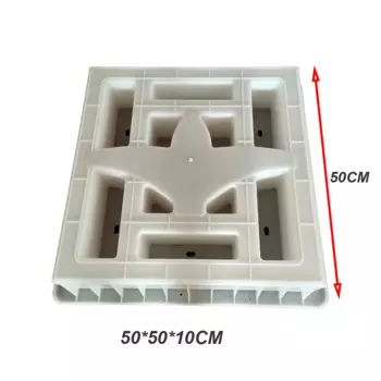 Форма для бетона Rezone, новая форма для полой плитки 50x50x10 см
