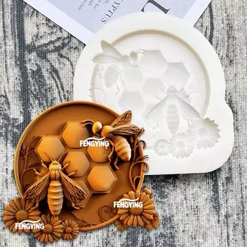 Форма для кексов Fengying силиконовая цветочная