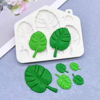 Форма для кексов HANDLIFE Монстера Делисиоза из силикона