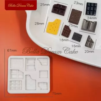 Форма для кексов силиконовая 3D сердечки