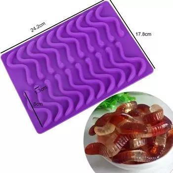 Форма для конфет медведь силиконовая