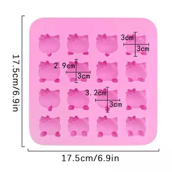 Форма для льда Hello Kitty силиконовая