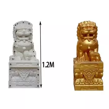 Форма для льва из бетона