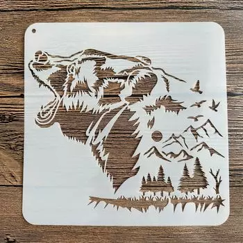 Форма для мандалы PenhuaMoban белая 20*20 см