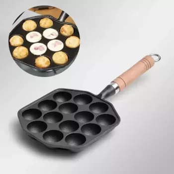 Форма для мяса-осьминога Takoyaki, 14 отверстий, со съемной ручкой