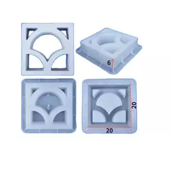 Форма для пустотелого кирпича Brangdy 20x20x6см