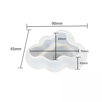 Форма для свечей MOONBIFFY силиконовая облако