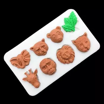 Форма для торта Fengying силиконовая набор животных