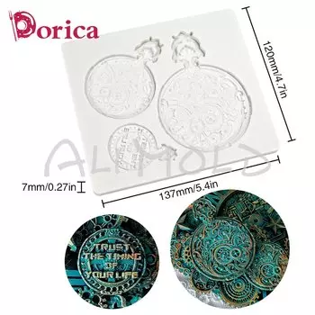 Форма для торта "Ретро часы" Dorica