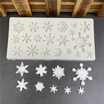 Форма для торта "Снежинка" Fengying силиконовая