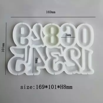 Форма для выпечки HARKO, силиконовая, цифры