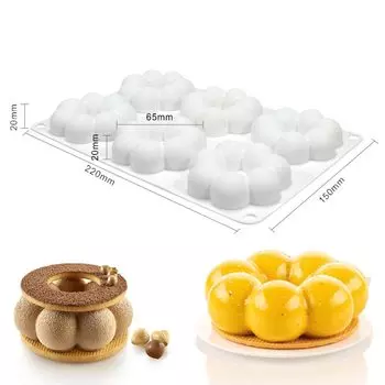 Форма для выпечки шоколада, 6 цветов