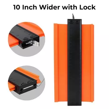 Формирование края из сплава, измерительная линейка для дерева, контурный калибр, инструмент для дублирования профиля, инструмент для ламината, плитки, измерительный калибр, регулируемый замок