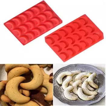 Формы для торта BenRussell силиконовые лунные 18 шт