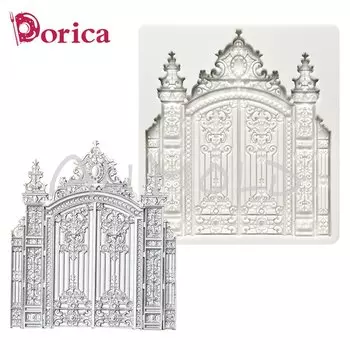 Формы для торта Dorica, замок, силиконовые