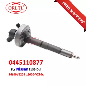 Форсунка дизельного топлива ORLTL для NISSAN ZD30, новинка 0445110877, 16600VZ20B, 16600-VZ20A, инжектор общей топливной магистрали 0 445 110 877
