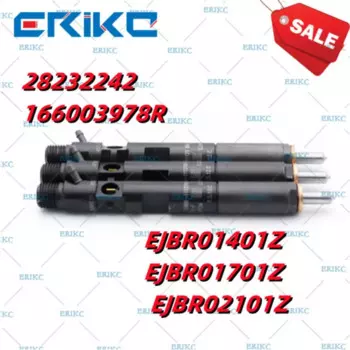 Форсунка инжектора дизельного топлива EJBR01401Z EJBR01701Z EJBR02101Z 28232242 166003978R для Renault Clio Kangoo Thalia 1,5 Dci 2001