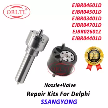 Форсунка ORLTL + топливный инжектор клапана EJBR04601D EJBR04501D EJBR03401D EJBR04701D EJBR02601Z, ремонтные комплекты для DELPHI SSANGYONG