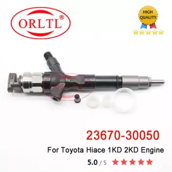 Форсунка топливного инжектора ORLTL 23670-30050 с общей топливной магистралью 095000-5880 095000-5881 23670-39095 23670-39096 для Denso для Toyota 1KD 2KD