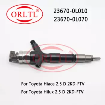 Форсунка впрыска дизельного топлива для двигателя Toyota 2KD 23670-0L010 23670-0L070, 236700L010 236700L070