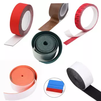 FOSHIO 100/500 см сменная защитная ткань для края, виниловый скребок из углеродного волокна, тонировочный скребок для окон, инструмент для автомобильной пленки, без царапин