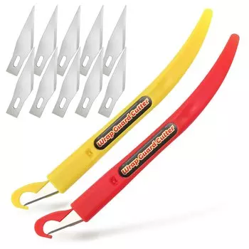 FOSHIO 2 в 1 оберточный нож для резки пленки с 10 шт. скальпельных лезвий оттенок окон автомобильные наклейки скребок для резки краев ремесло инструмент для безопасной резки