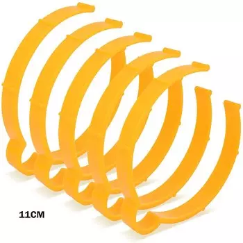 FOSHIO 5/10 шт. инструменты для виниловой упаковки, зажим для пленки из углеродного волокна, рулон для хранения обруча, кольцо, автомобильная наклейка, фотокольцо, фиксатор