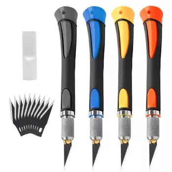 FOSHIO профессиональный автомобильный резак для винила, тонировочная пленка из углеродного волокна, режущий инструмент, набор ножей для резьбы по бумаге, металлическое лезвие, скальпель