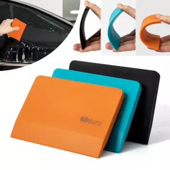 Набор резиновых скребков FOSHIO с различной твердостью, скребок для обертывания углеродистой пленки, для удаления оттенка окон и воды, инструмент для очистки стекла