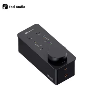 Fosi Audio SK02 ЦАП Усилитель для наушников Предусилитель Поддержка DSD 256 PCM для сбалансированных наушников 3,5 мм и 4,4 мм