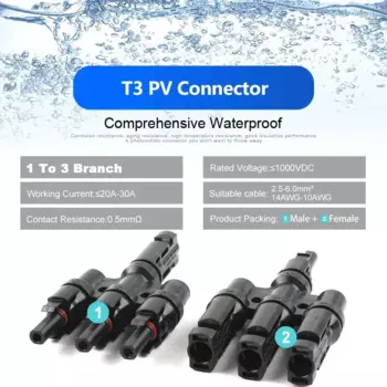 Фотоэлектрические разъемы MC4-2T3T4T5T6T DIY GO