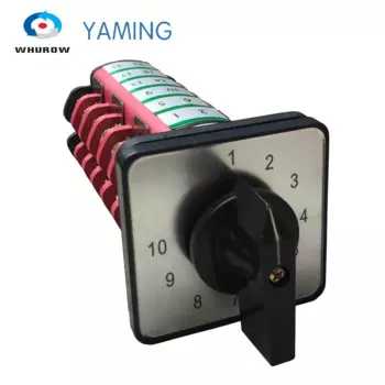 Поворотный кулачковый переключатель KDHC-40/6*10, 10 положений, 6-полюсный, 40А, для сварочного аппарата Bx6