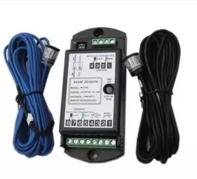 Фотоэлектрический датчик луча, Инфракрасный Электронный светильник 10 м 90 градусов, автоматический датчик безопасности двери (однолучевой)