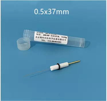 Фотоэлемент 1,0x7 мм/x 37 мм; Электрод в виде платиновой колонны 1.0x 5 мм/1.0x10 мм. Платиновый обратный электрод.