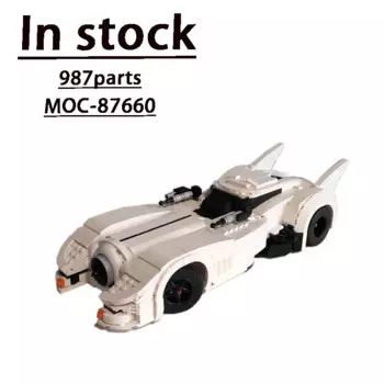 Фотофон знаменитая Классическая серия фильмов белая сборка суперкар модель-конструктор • 987 деталей Рождественский подарок для детей