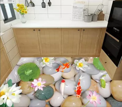 Фотообои 3D с изображением пола