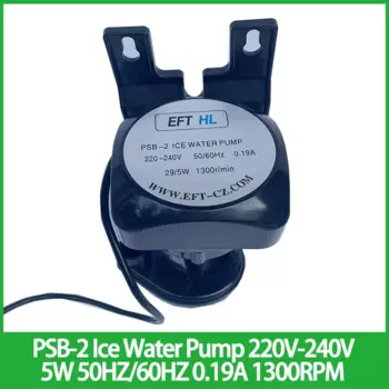 Фотопомпа для льда 220 В-240 В 5 Вт, универсальный водяной насос для льда 50 Гц/60 Гц, всасывающий насос 1300 А, об/мин