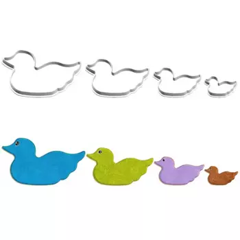 Формочки для печенья с мультяшными животными sswss